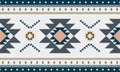 Green and grey ethnic native mexican style rug Royalty Free Stock Photo