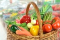 Basket full of vegetables