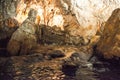 Natural Grotta dello Smeraldo on Amalfi coast