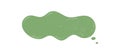 Green Grunge Fluid Speech Cloud Patch Royalty Free Stock Photo
