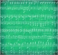 Green Grunge Music Background