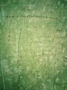 Green grunge textured cut vertical background