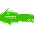 Green grungy banner Royalty Free Stock Photo