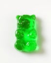 Green Gummy bear Royalty Free Stock Photo