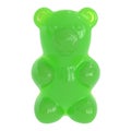 Green gummy bear Royalty Free Stock Photo