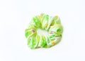 Green Hair Scrunchies