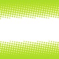 Green halftone banner design