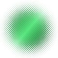 Green halftone circle blur