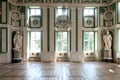 Green Hall in Amorbach Benedictine abbey, Germany Royalty Free Stock Photo