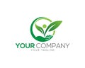 Green Hand Plant Ecology And Nature Leaf Environmental Logo