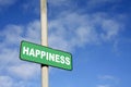 Green happiness sign