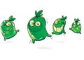 Green happy bags