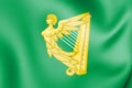 Green Harp Flag of Ireland.