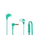 Green Headphones Royalty Free Stock Photo