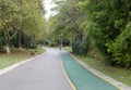 The green health trail in guanshanhu park, adobe rgb