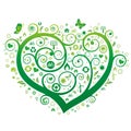 green heart Royalty Free Stock Photo