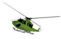 Green Helicopter Graphic