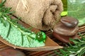 Green herbal spa