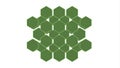 Green Hexagon Pattern Abstract Geometric Background Design Royalty Free Stock Photo