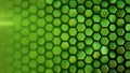 Green hexagon pattern abstract 3D rendering Royalty Free Stock Photo