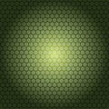 Green hexagonal background with gradient effect and honeycomb pattern in dark green tones slowly lightened Royalty Free Stock Photo
