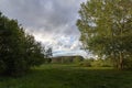 Green hill near Erd, Hungary Royalty Free Stock Photo