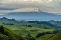 Green Hills and Mount Ruapehu