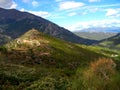 Green hills and mountains of Corsica