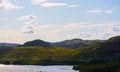 Green hills under a low, deep Northern sky