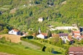Green hills of Zagorje region Royalty Free Stock Photo