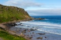 The green hillsides at the Rosetta Bluff and Petrel Cove beach located on the Fleurieu Peninsula Victor Harbor South Australia on