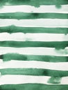 Green Holiday Stripes Hand Painted Watercolor Pattern Background