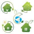 Green home concept Royalty Free Stock Photo