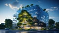 Green Horizon - Eco-Friendly Building in the Modern City