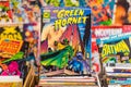 Green Hornet Comic Book on display at a store Royalty Free Stock Photo