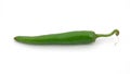 Green hot chili pepper Royalty Free Stock Photo