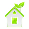 Green house icon. Ecology concept Royalty Free Stock Photo