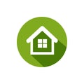 Green house icon Royalty Free Stock Photo