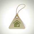 green house tag. Vector illustration decorative design Royalty Free Stock Photo