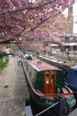 Barge on the docks of Manchester, UK