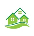 Green houses logo