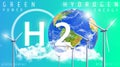 Green hydrogen: an alternative that reduces emissions and cares for our planet.