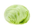 Green Iceberg lettuce isolated on white background Royalty Free Stock Photo