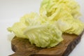 Green icebrg lettuce vegetables vegetarian food nytrition Royalty Free Stock Photo