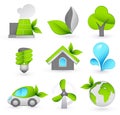 Green icons