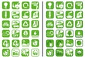 Green icons
