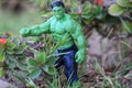 Green Incredible Hulk with Arrogant face