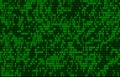Green information binary code background