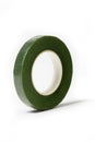 Green insulating tape roll Royalty Free Stock Photo