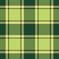 Green ireland plaid seamless fabric texture